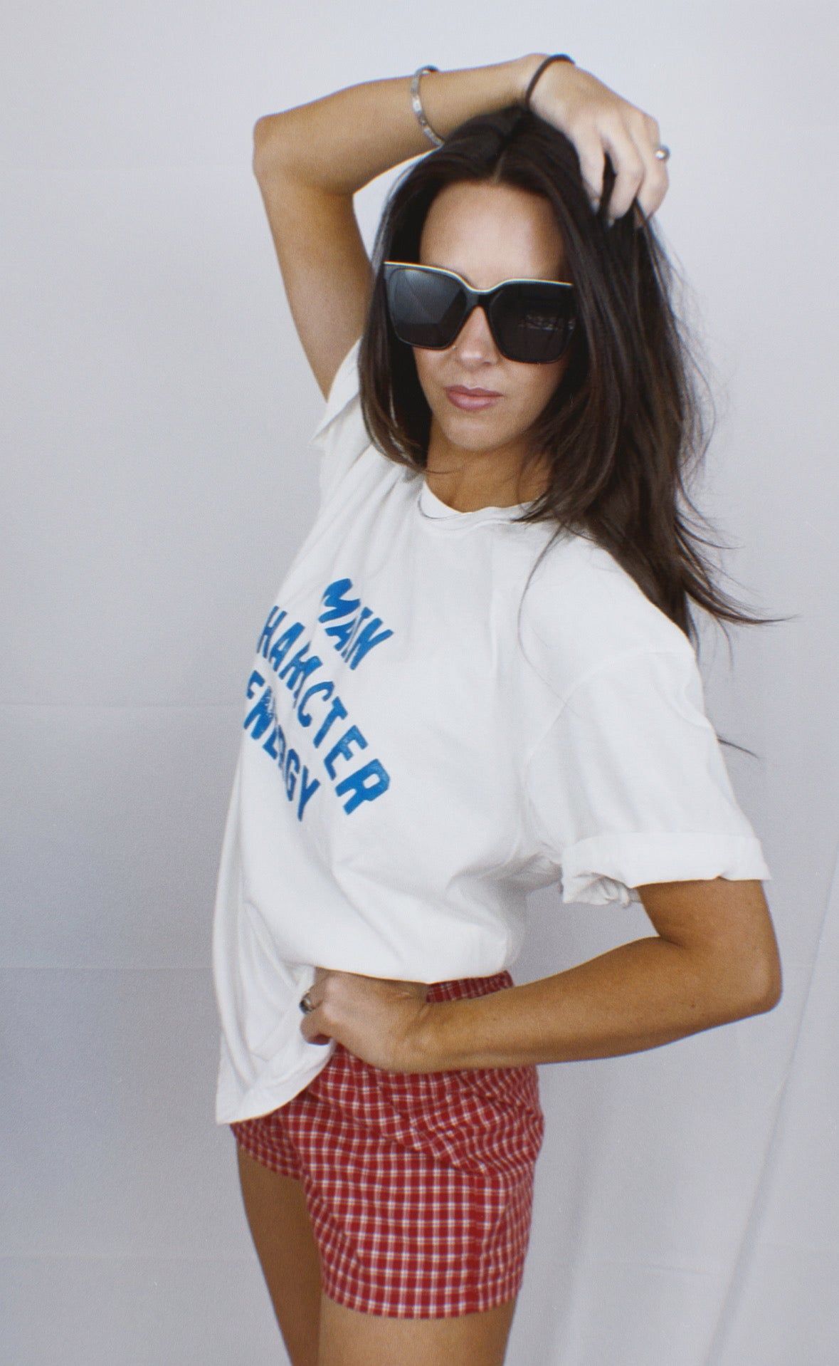 Main Character Energy Tee- White