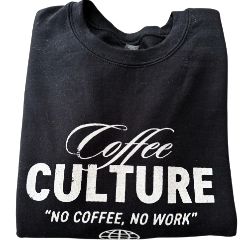Coffee Culture Black Crewneck