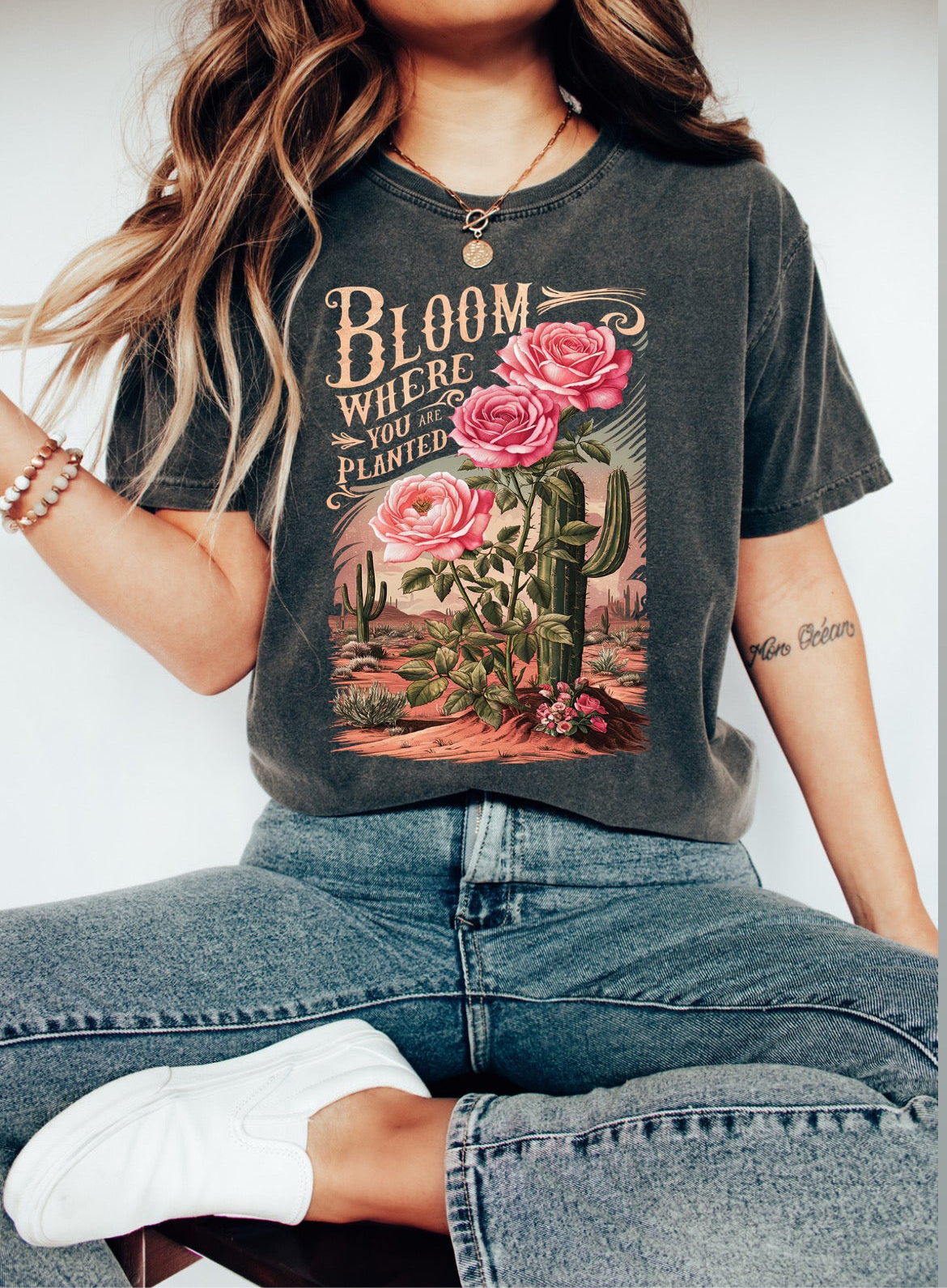 Bloom Where You Are Planted Tee