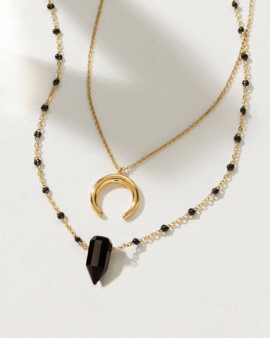 Onyx Oracle Necklace Set
