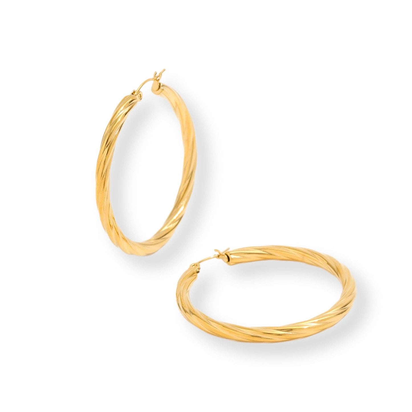 Gold or Silver Hoops