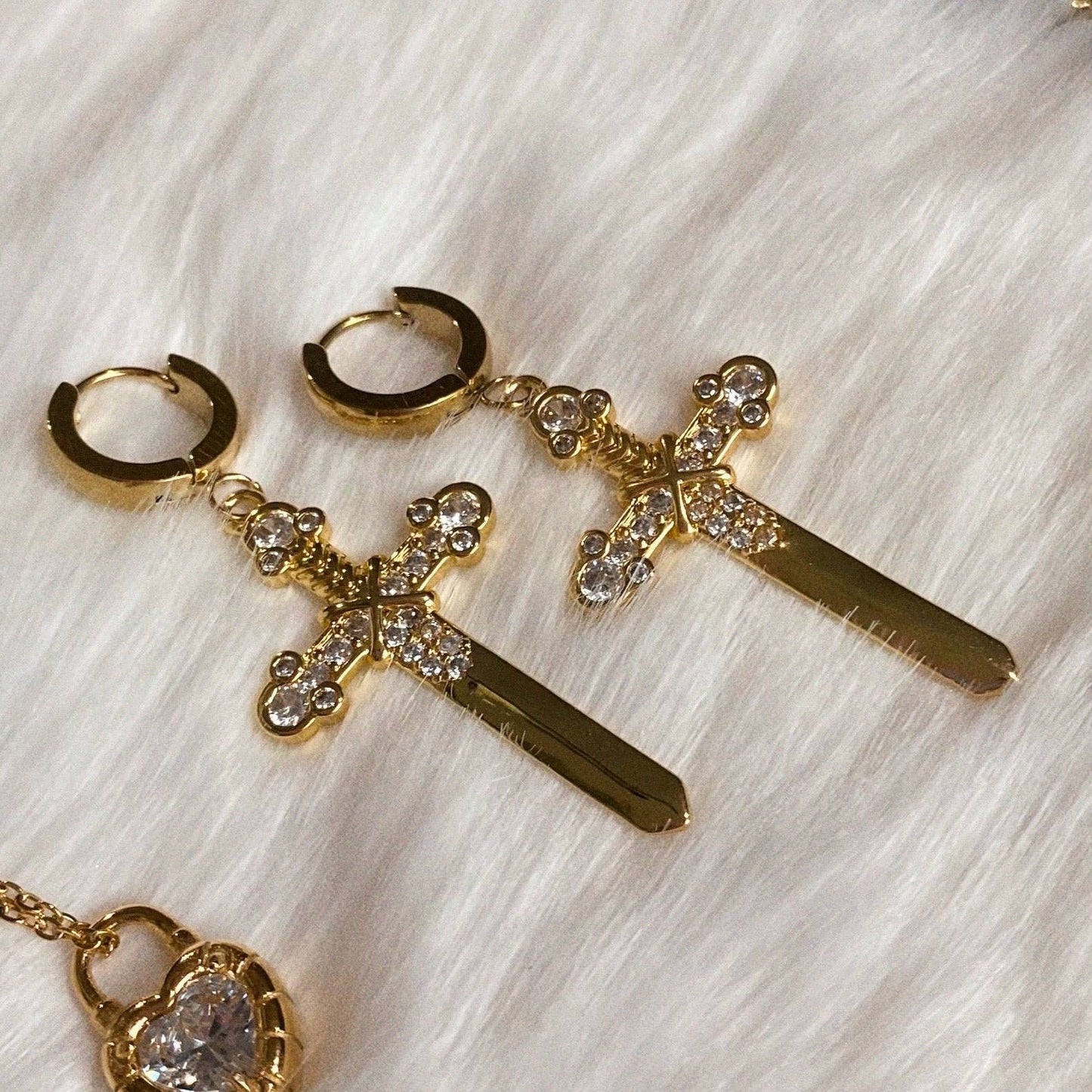 Sword of Protection Hoops