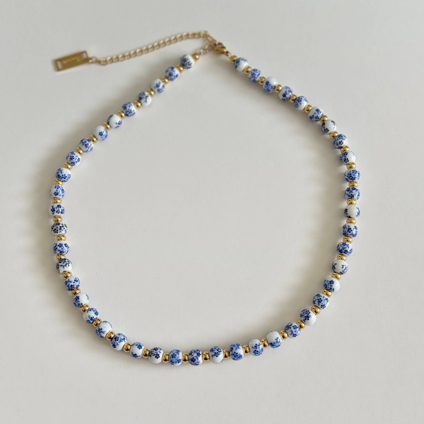 Blue Beaded Necklace