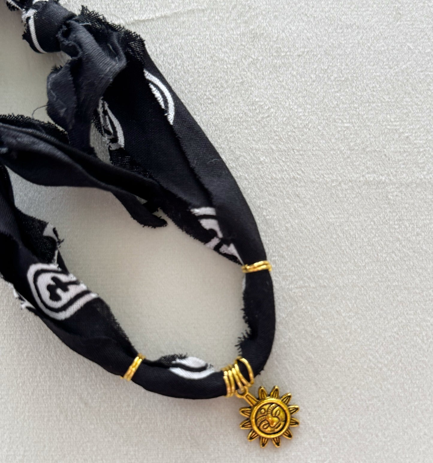 Bandanna Charm Necklace