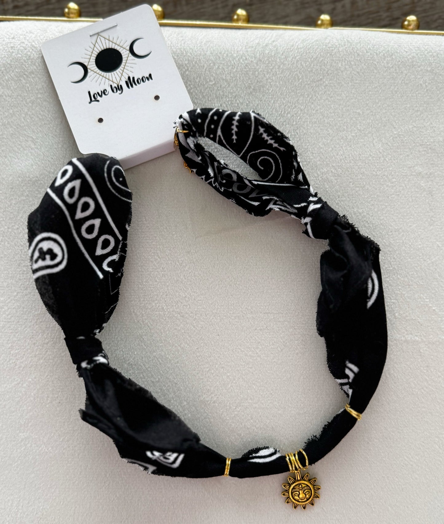 Bandanna Charm Necklace