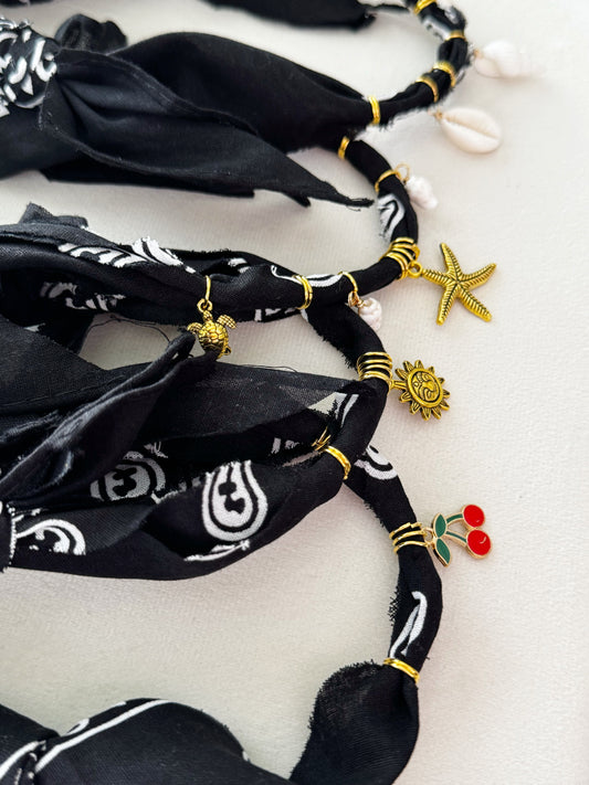 Bandanna Charm Necklace