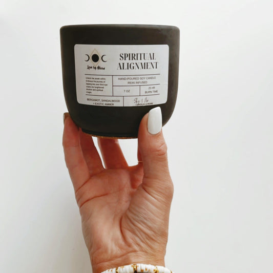 Spiritual Alignment Reiki Infused Candle