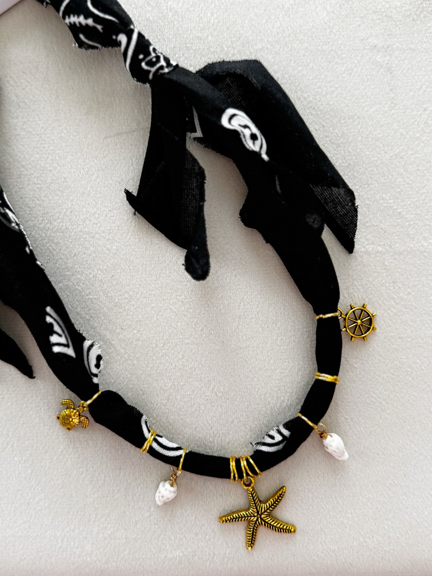 Bandanna Charm Necklace