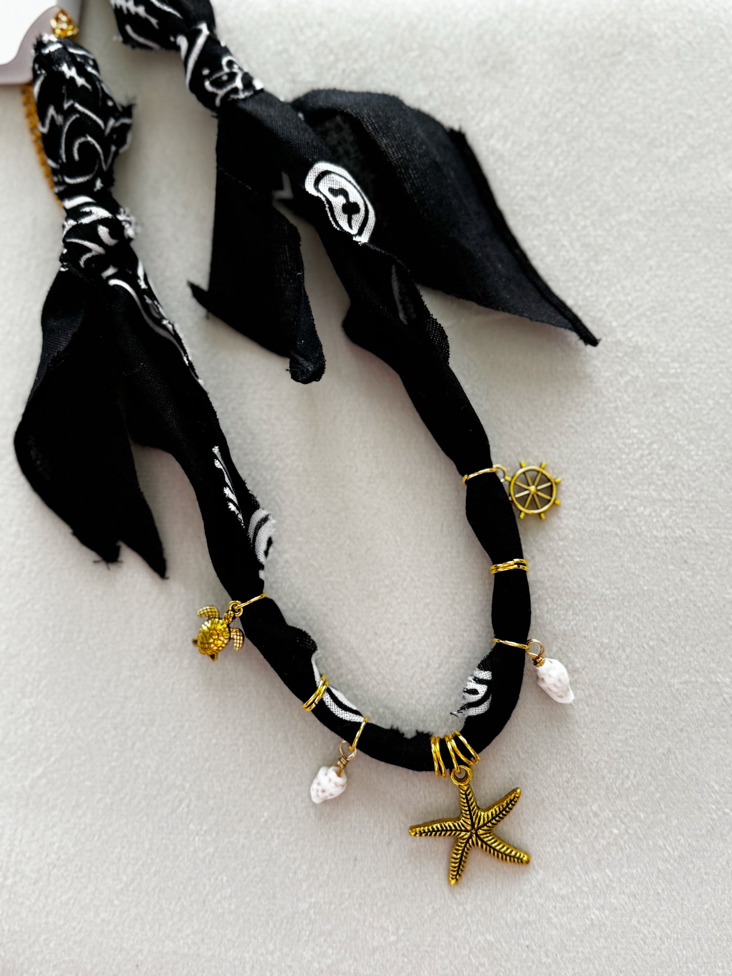 Bandanna Charm Necklace