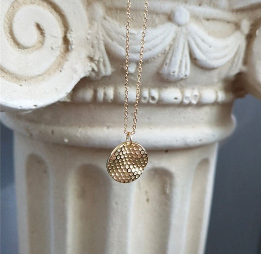 Delicate Honeycomb Necklace