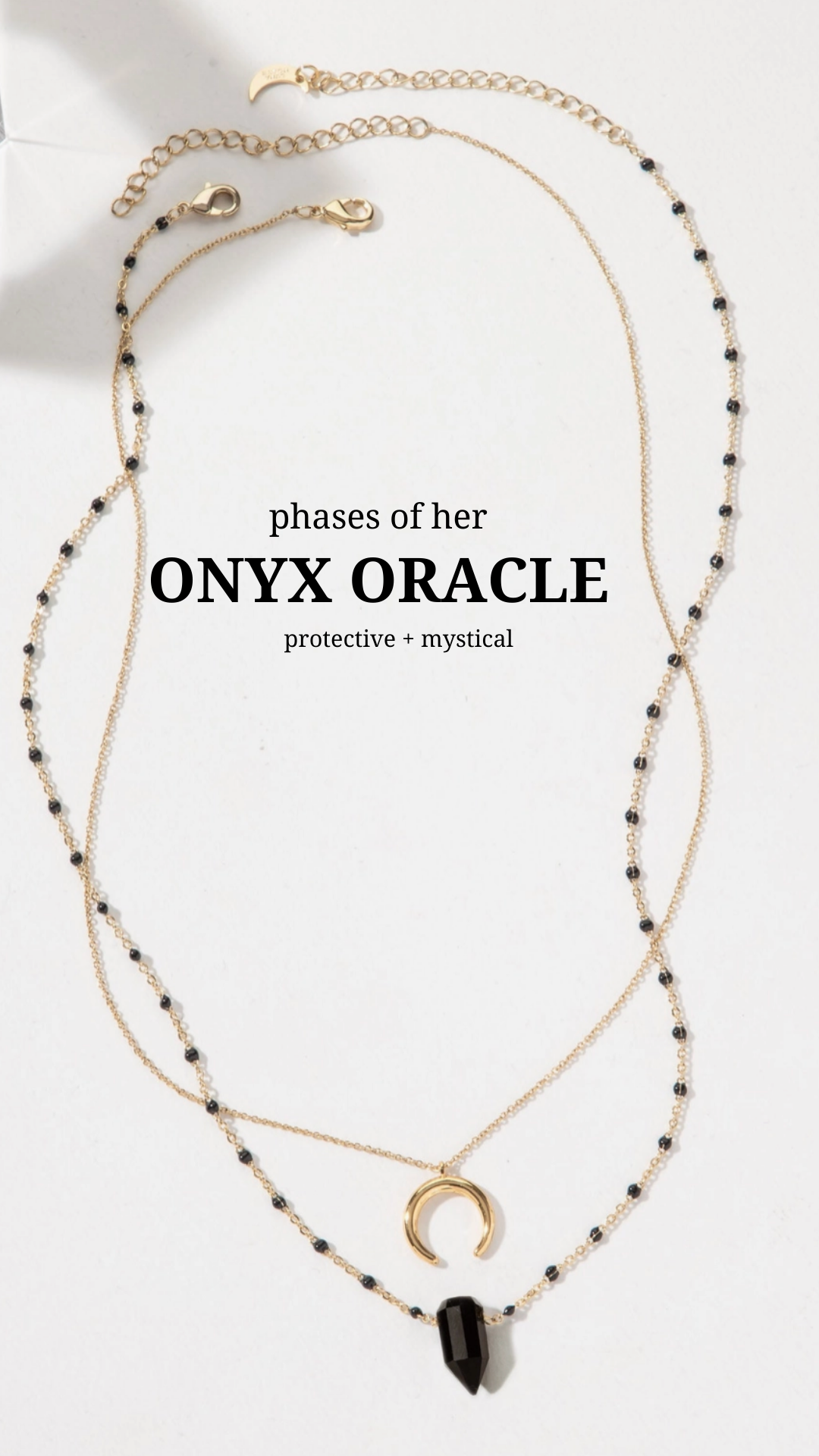 Onyx Oracle Necklace Set