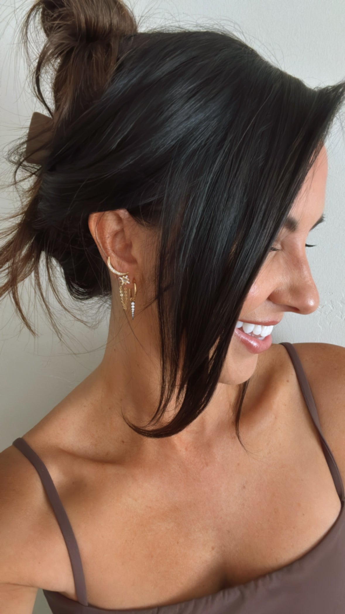 Midnight Muse Moonstone Earring Set