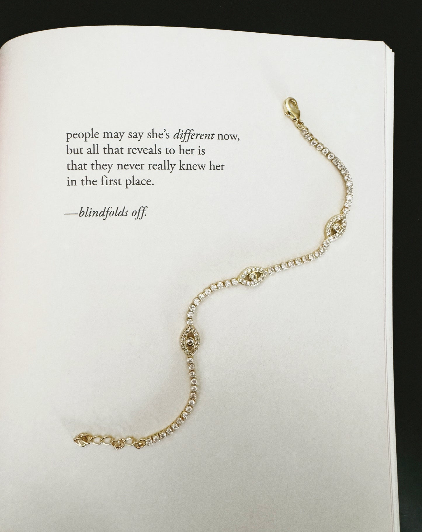 Awakened Tennis Chain Bracelet