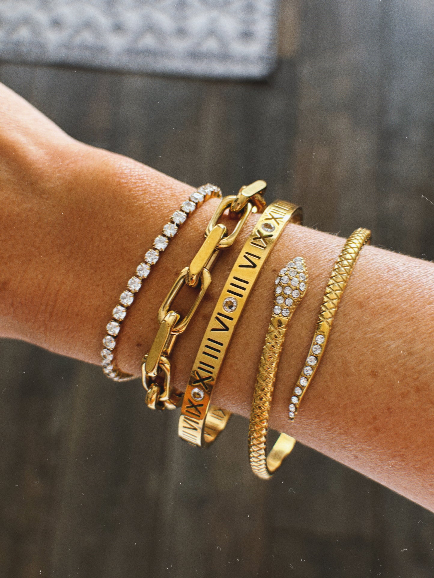 Serpent Cuff Bracelet