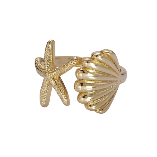 Gold Beach Adjustable Ring