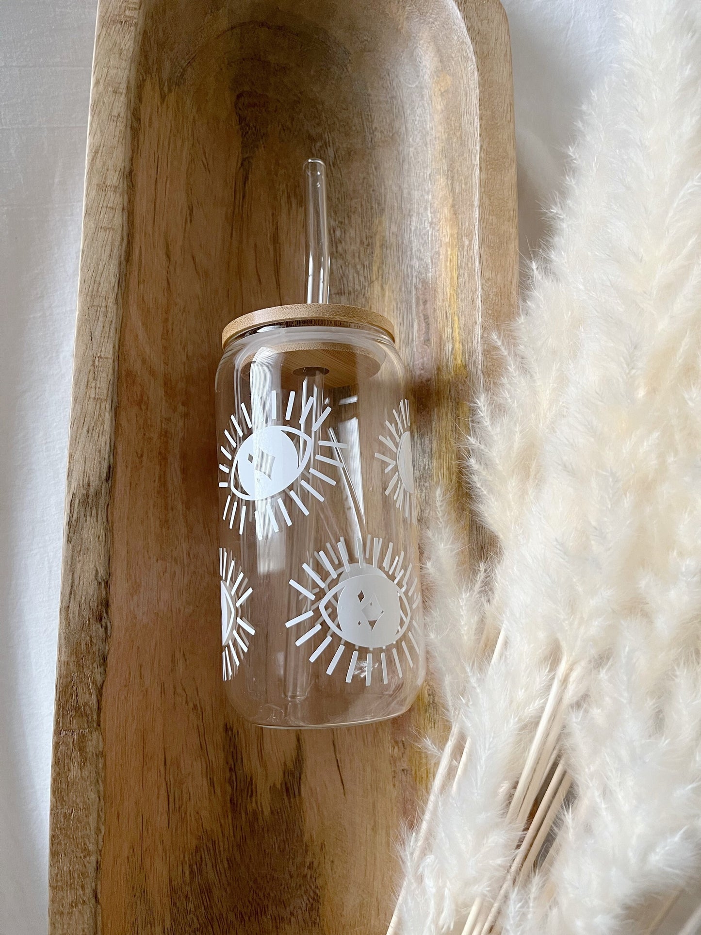 Bohemian Coffee Drinking Glass