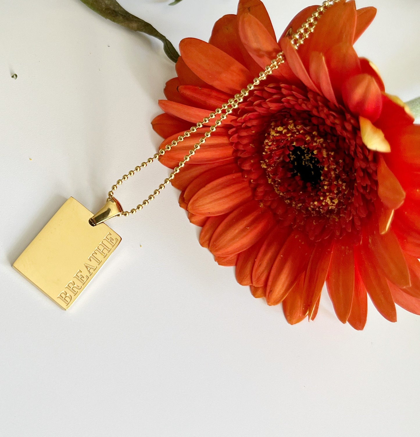 Breathe - Gold Empower Necklace