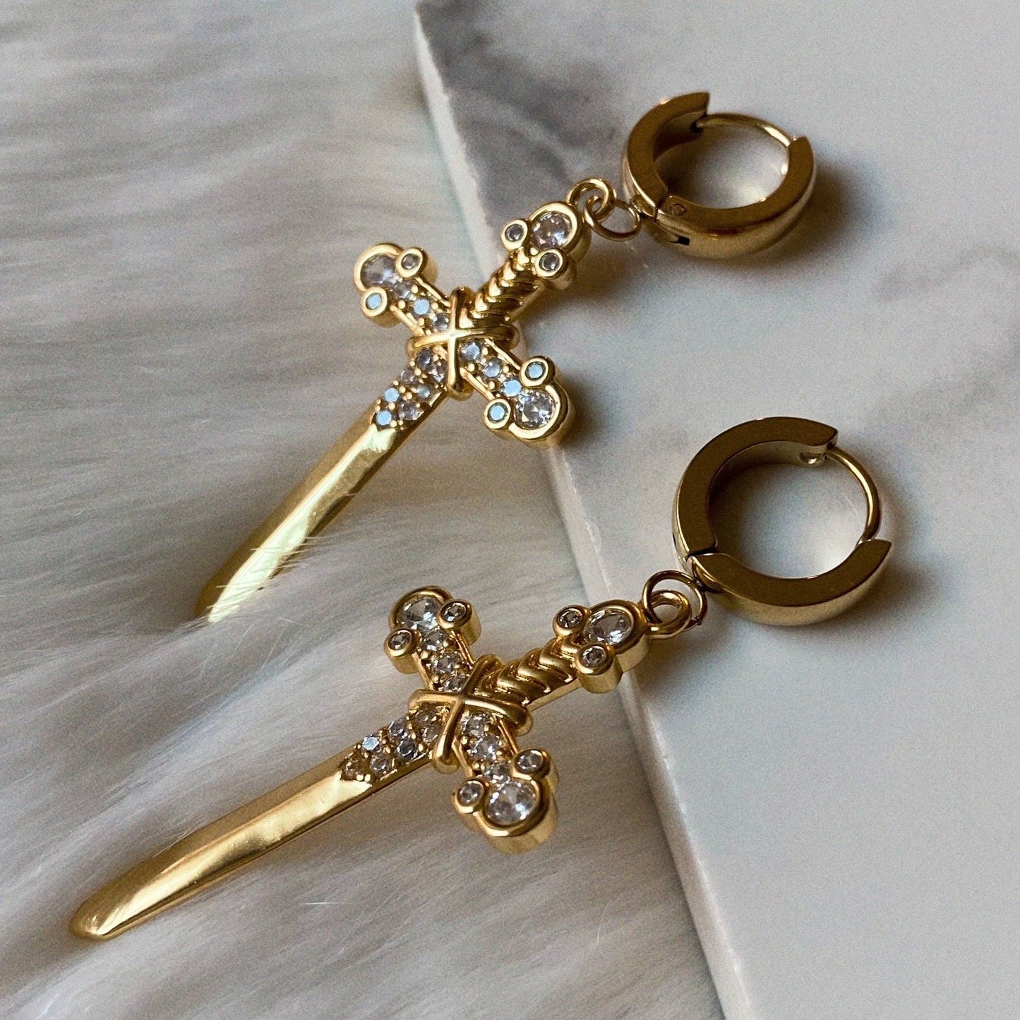 Sword of Protection Hoops