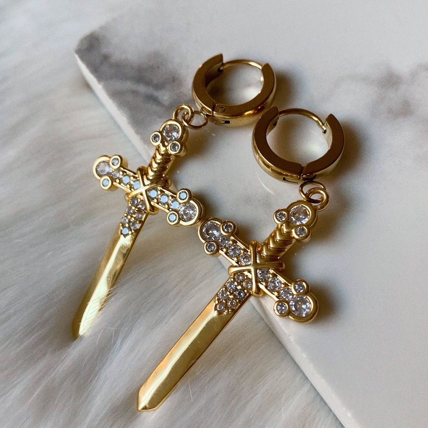 Sword of Protection Hoops