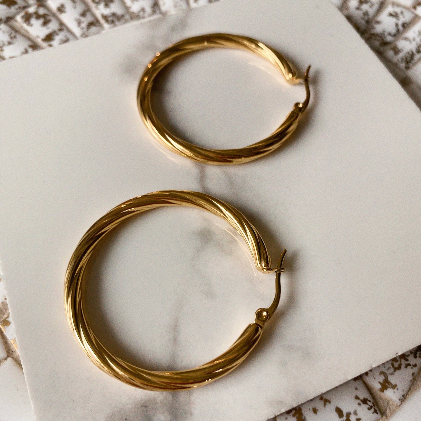 Gold or Silver Hoops