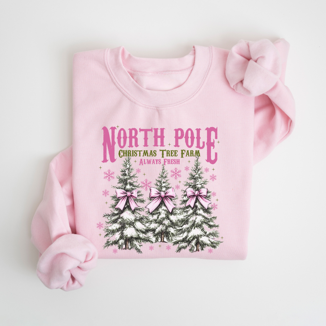 North Pole Tree Farm Crewneck