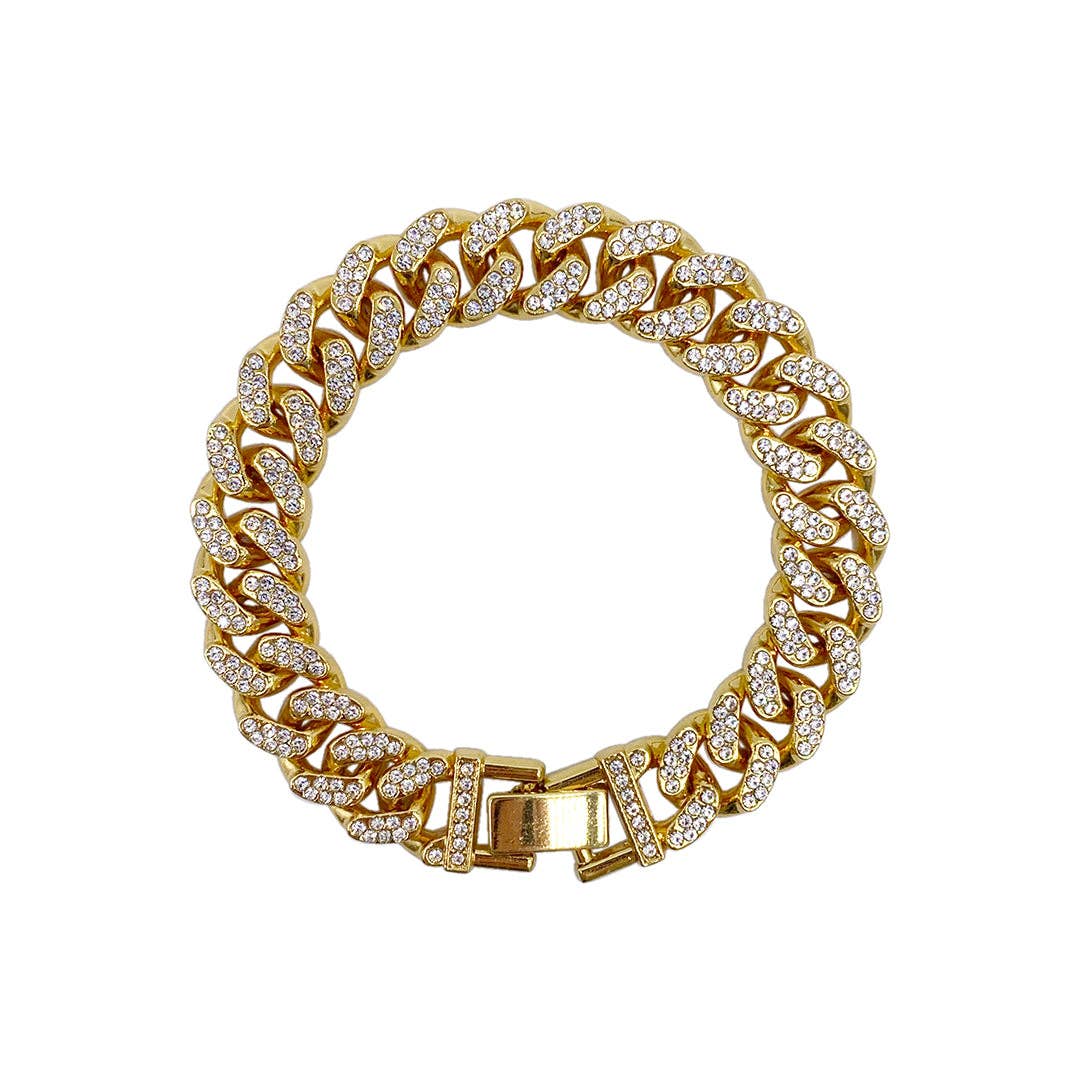 Gold Holiday Chain Bracelet