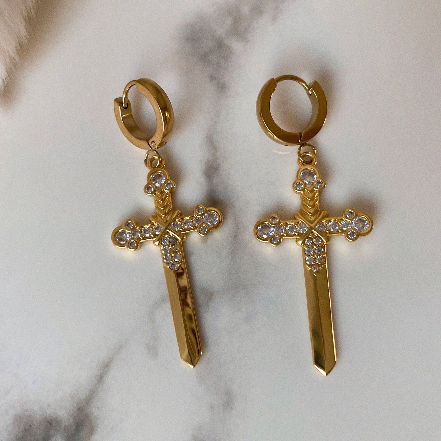 Sword of Protection Hoops