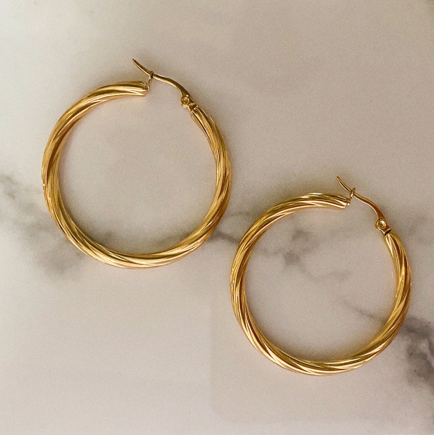 Gold or Silver Hoops
