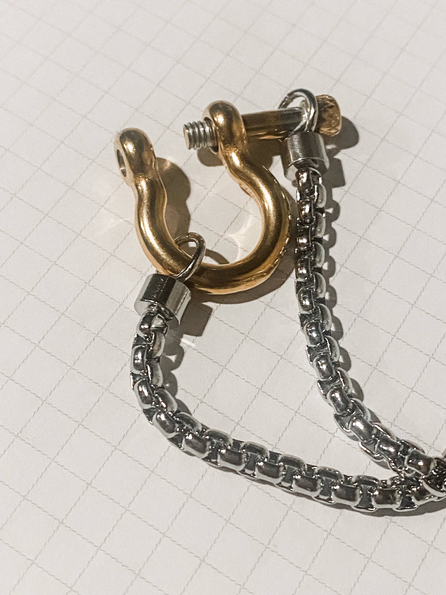 Carabiner Charm Stainless Necklace