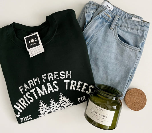 Farm Fresh Christmas Trees Crewneck