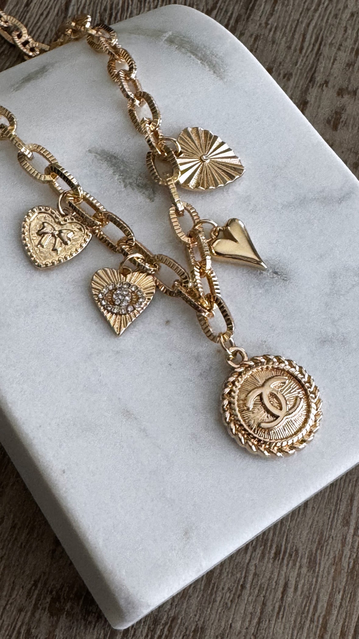 Audrey Luxe Charm Necklace