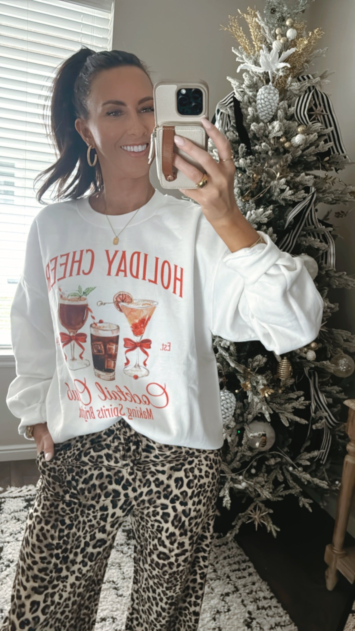 Holiday Cheer Cocktail Crewneck