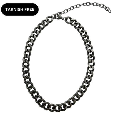 Tarnish Free Charcoal Chain