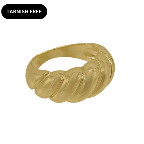 Gold Croissant Ring