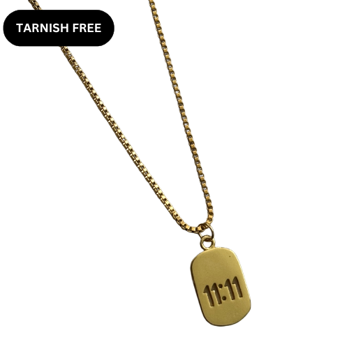 Gold 11:11 Necklace