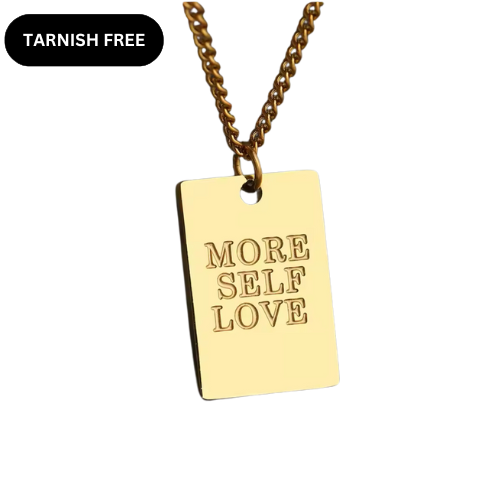 More Self Love - Gold Empower Necklace