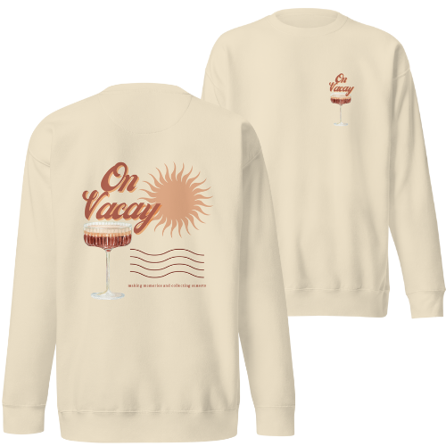 On Vacay Martini Crewneck