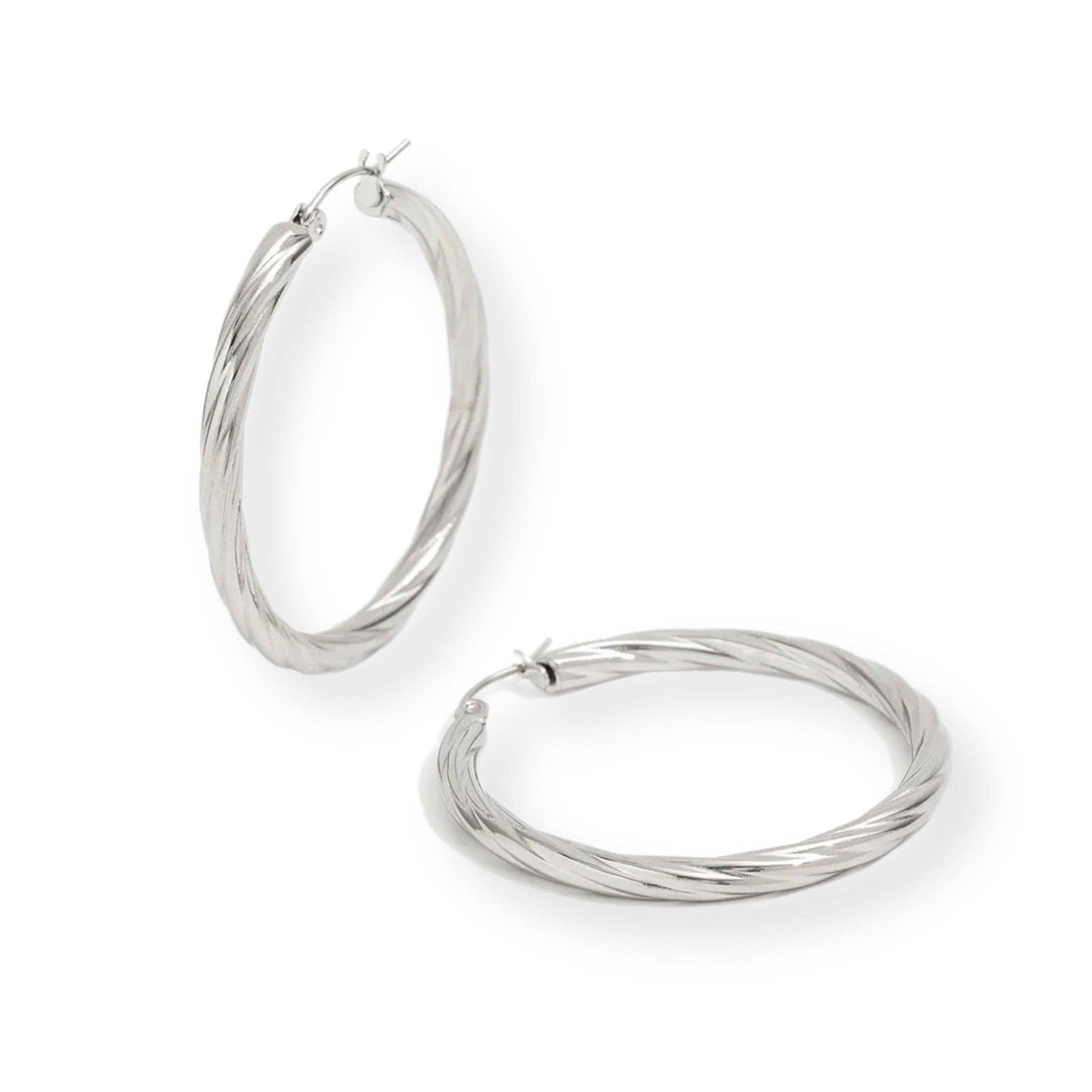 Gold or Silver Hoops