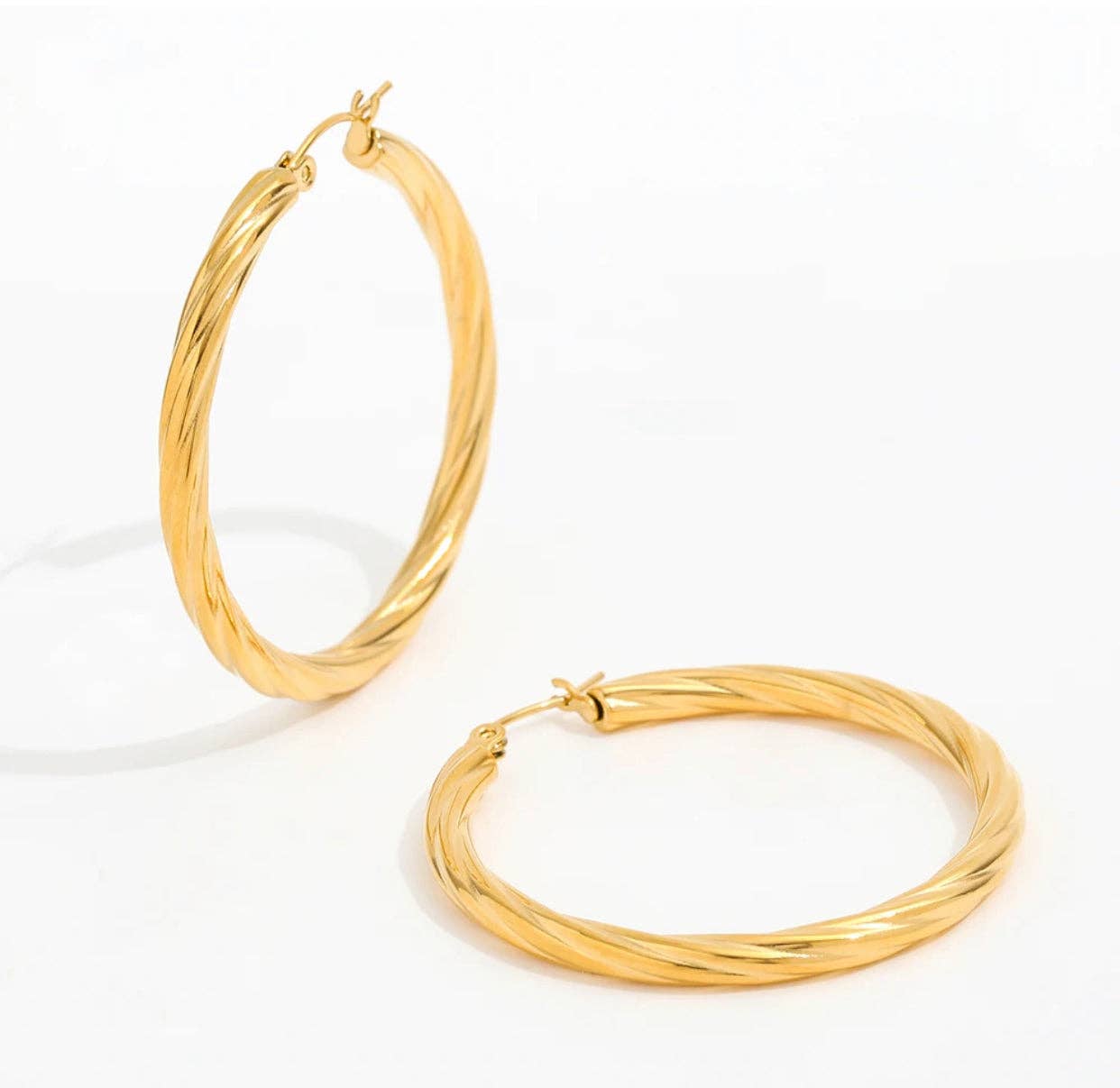 Gold or Silver Hoops