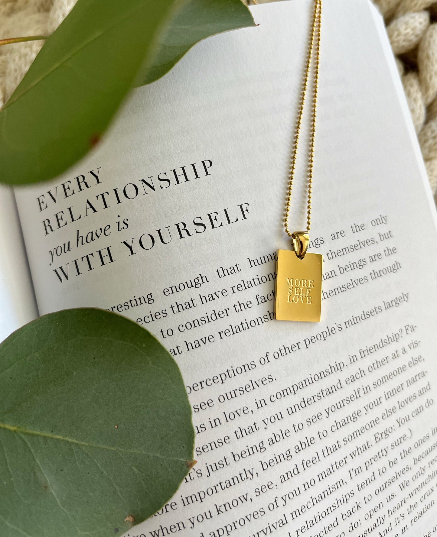 More Self Love - Gold Empower Necklace