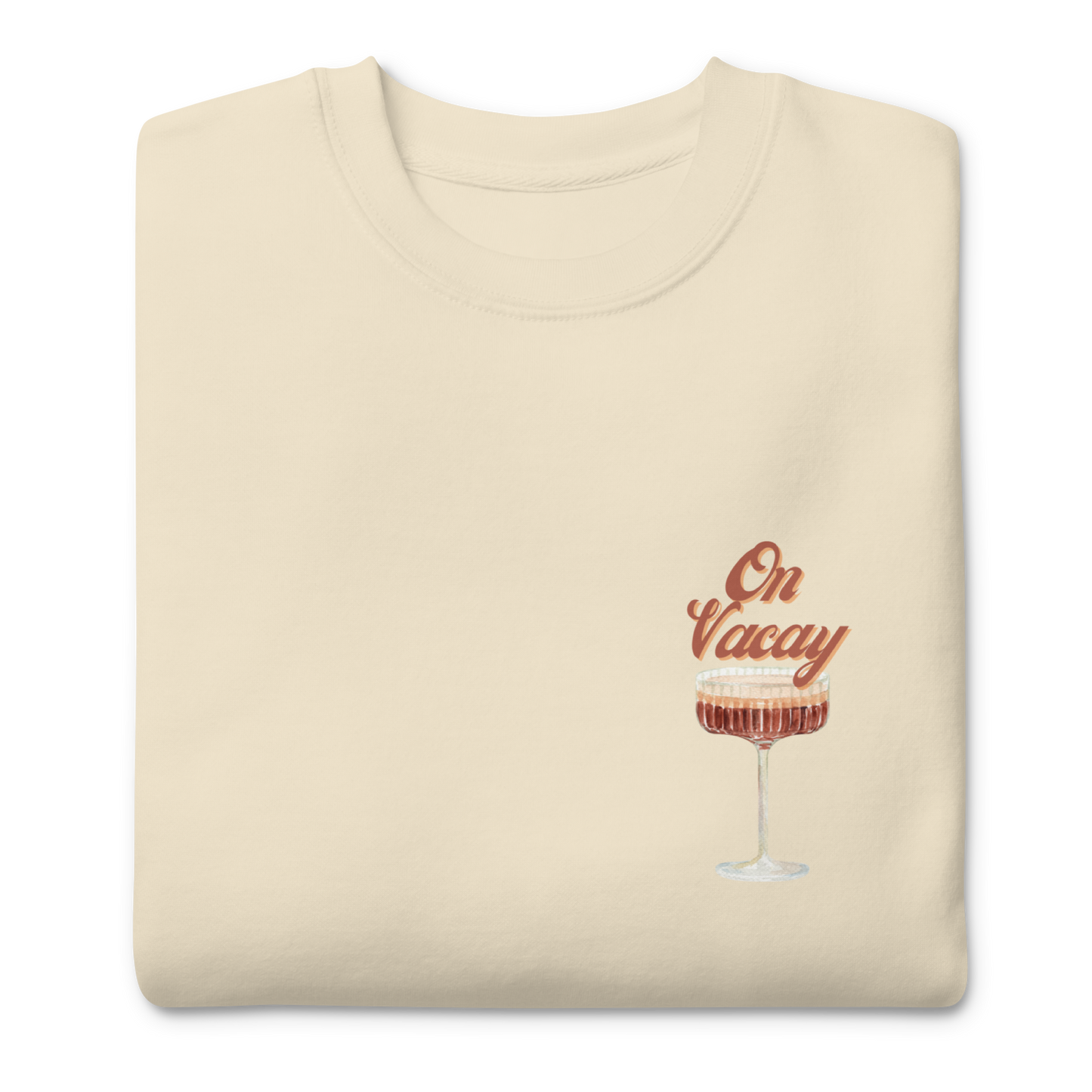 On Vacay Martini Crewneck